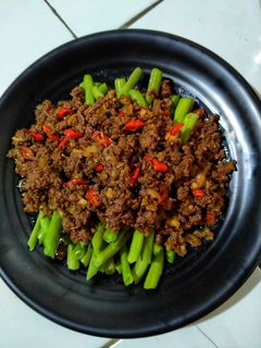 Foto resep Buncis siram daging