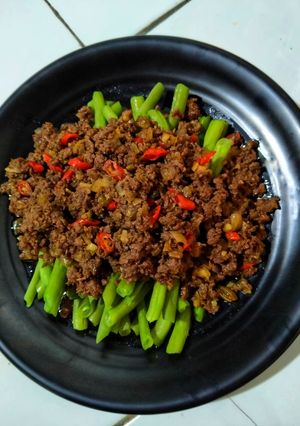 Foto resep Buncis siram daging
