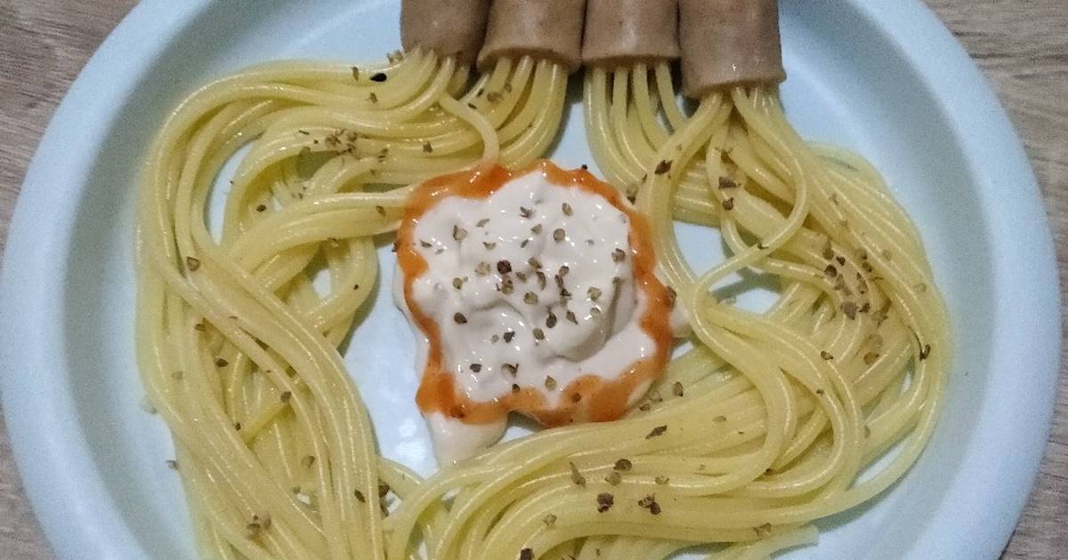 Resep Spaghetti Sosis Oleh Aziyya Ra Cookpad