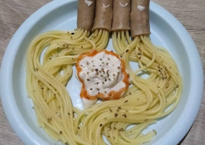 Resep Spaghetti Sosis Oleh Aziyya Ra Cookpad