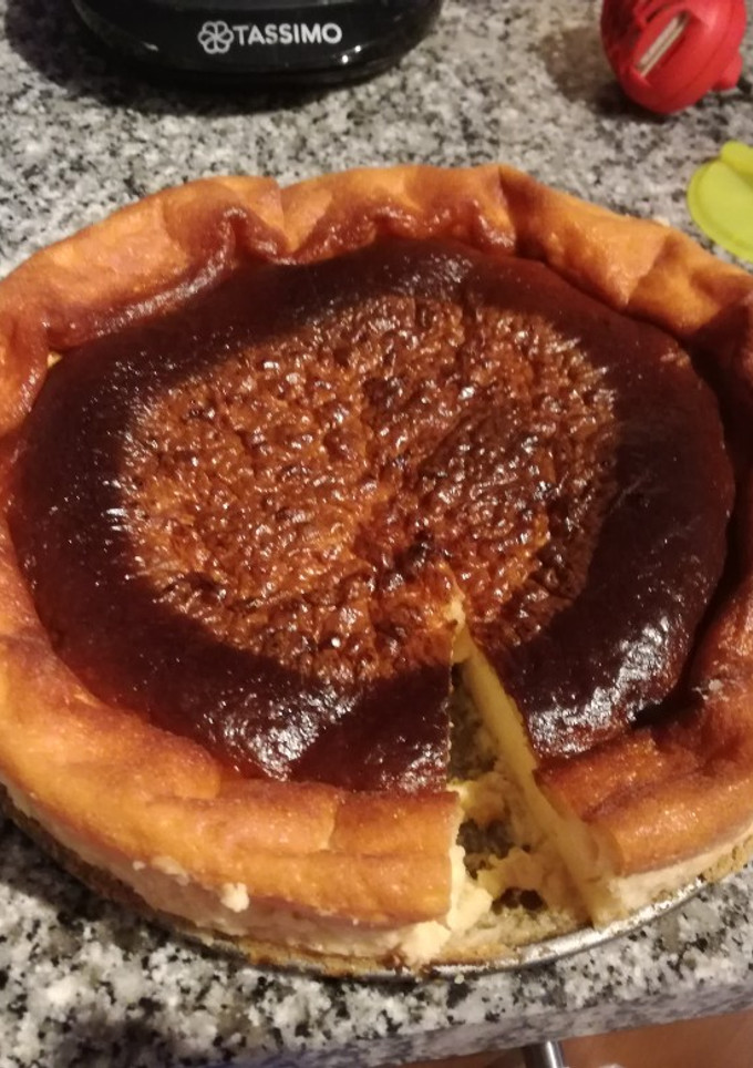 Una foto de Tarta de queso al horno