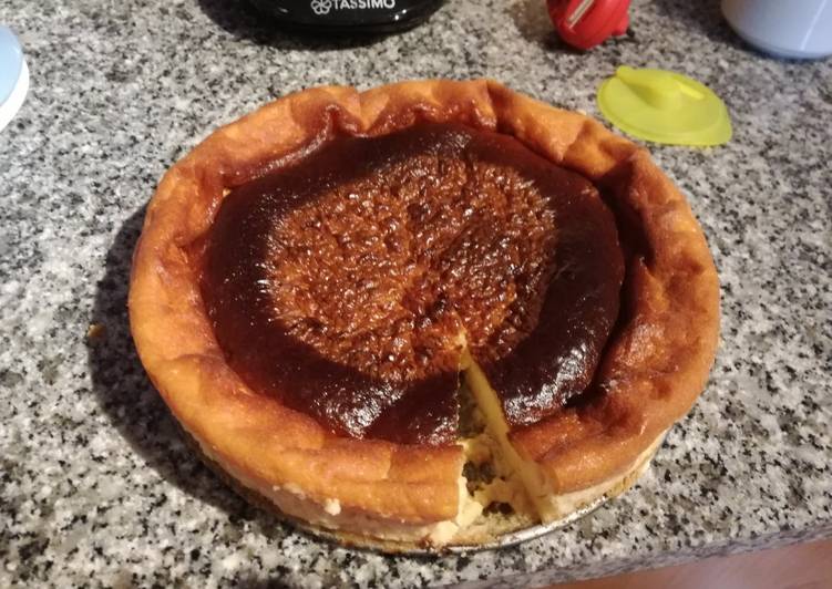 Tarta de queso al horno