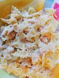 Farfalle al tonno cremose
