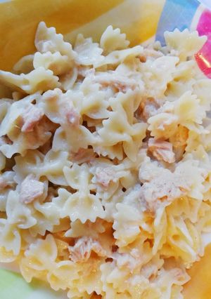 Foto di Farfalle al tonno cremose