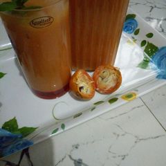 A picture of African cherry drink (agwaluma).