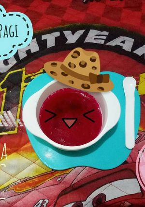 Foto resep MPASI MeNu TuNggal 6M (Pure Naga Merah)