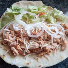 A picture of Chicken Taco.