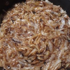 A picture of Caramelized Onions Batch 5.