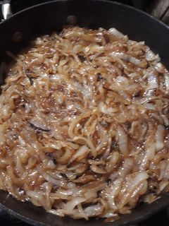 A picture of Caramelized Onions Batch 5.