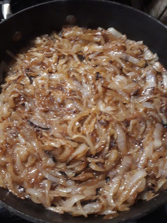 A picture of Caramelized Onions Batch 5.