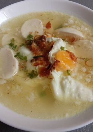 Foto resep Sup telur tahu sutra
