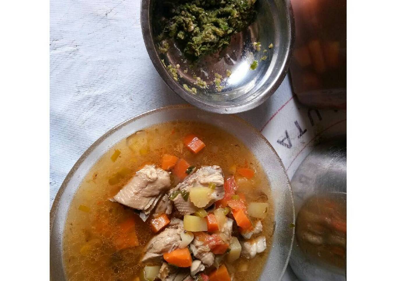 Sup ayam cabe andaliman