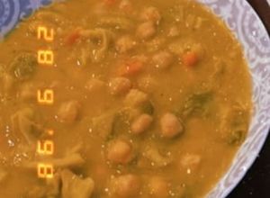 Foto de Sopa de Grão e Couve