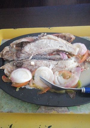 Una foto de Viejas (Pez Loro) en Papillote