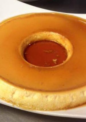 Una foto de Flan de Coco