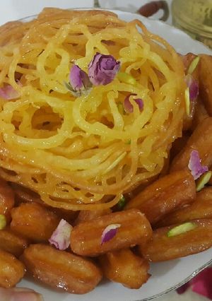 عکسی از دستور بامیه کنجدی ترد و عالی