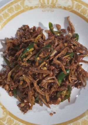 Foto resep Teri kacang balado