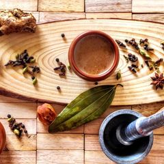 A picture of Masala tea.