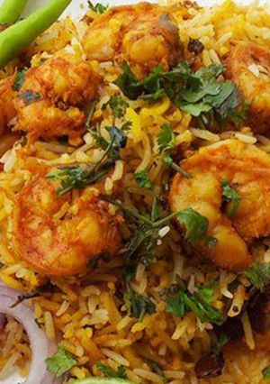 প্রন্ বিরিয়ানী (Prawns Biryani recipe in Bengali) রেসিপির প্রধান ছবি