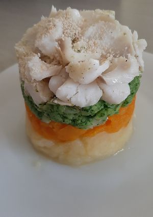 Une photo de Brandade de morue aux 4 couleurs