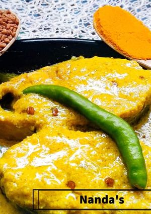 A picture of Methi ilish.