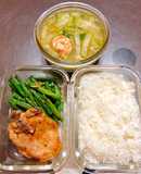 Cơm ngon nhà Huý 🏡: Cốt lết rim - Đậu đũa xào - Canh bí đao nấu tôm