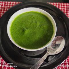 A picture of पुदिना चटणी.