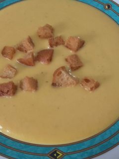 Una foto de Crema de calabaza