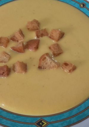 Una foto de Crema de calabaza