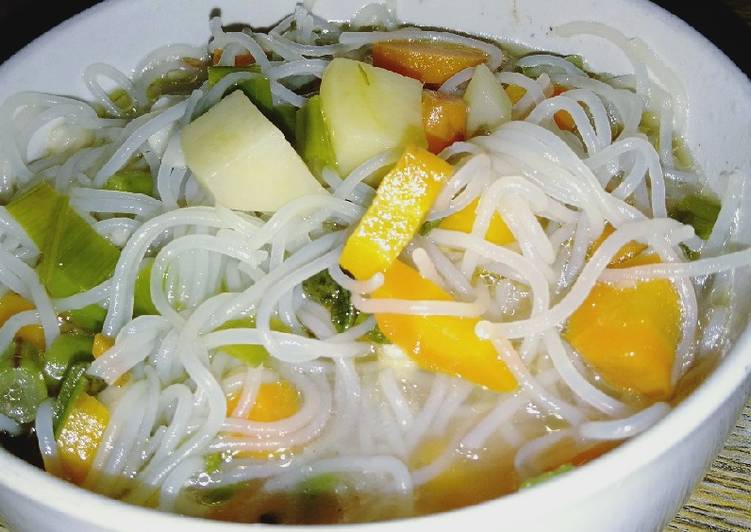 Resep Sup bihun sayur yang enak