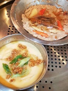 Foto resep Tim daging ikan asin dan telur