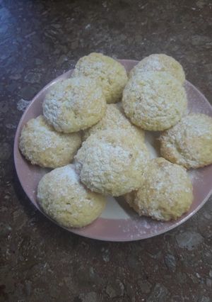 Una foto de Galletitas expres de coco
