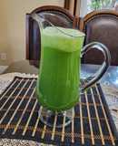 Agua fresca de pepino y apio