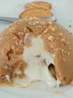 Une photo de Flan healthy saveur caramel