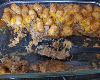 How To Prepare Recipe Tater tot casserole my way Very Delicious