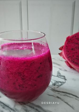 Foto resep Jus Buah Naga Madu