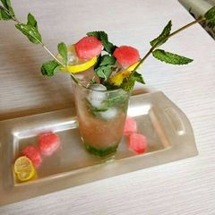A picture of Watermelon Mint Mojito (Summer delight).