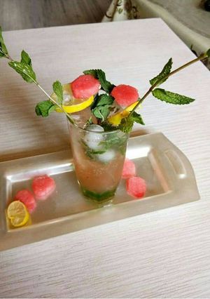 A picture of Watermelon Mint Mojito (Summer delight).