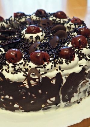 Fekete erdő torta recept fotója