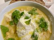 A picture of chickpea brine