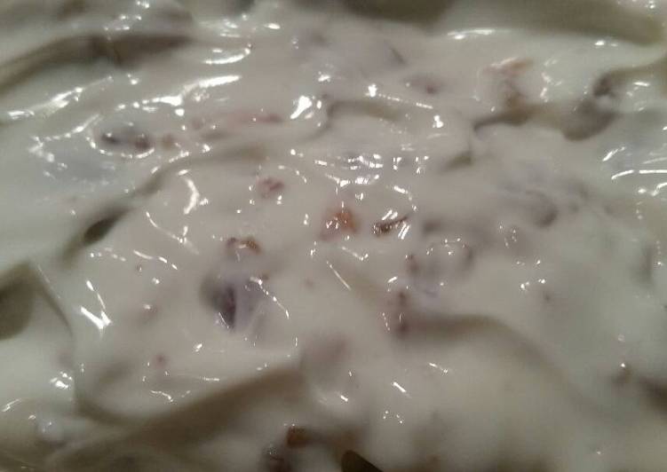 Recipe of Quick Shallot & Bacon Crema