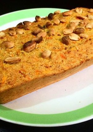 Una foto de Budín de zanahoria y coco