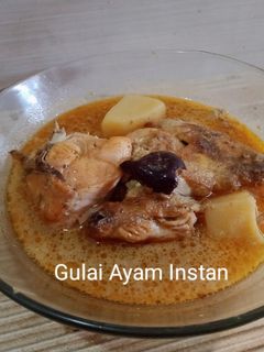 Foto resep Gulai Ayam Bumbu Instan