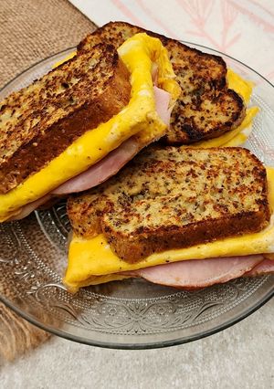 Una foto de 🥪🍳Egg sándwich 🍳Sándwich de huevo🍳🥪Receta viral #8