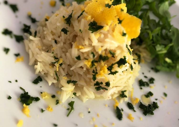 Steps to Prepare Veloce Riso basmati al limone 🍋