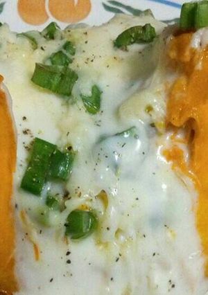 Una foto de Zapallo relleno