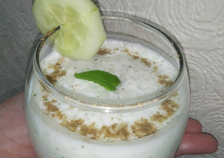 Easiest Way to Cook Tasty Cucumber Mint Lassi
