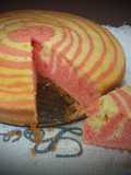 Torta cebra (versión rosa)