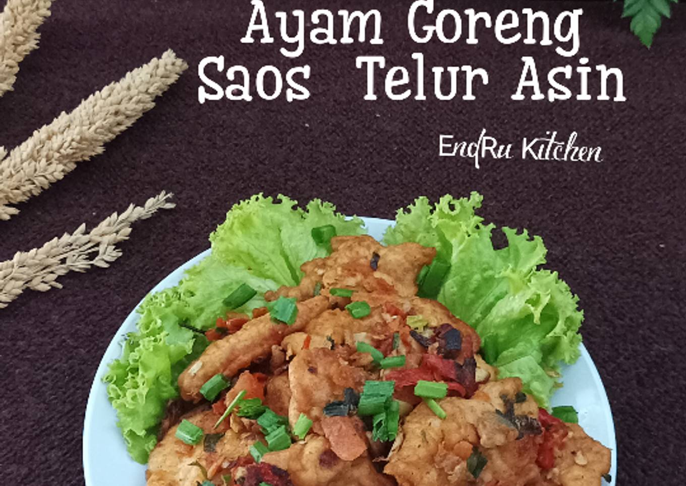 Ayam Goreng Saos Telur Asin