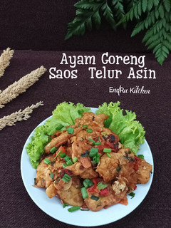 Foto resep Ayam Goreng Saos Telur Asin